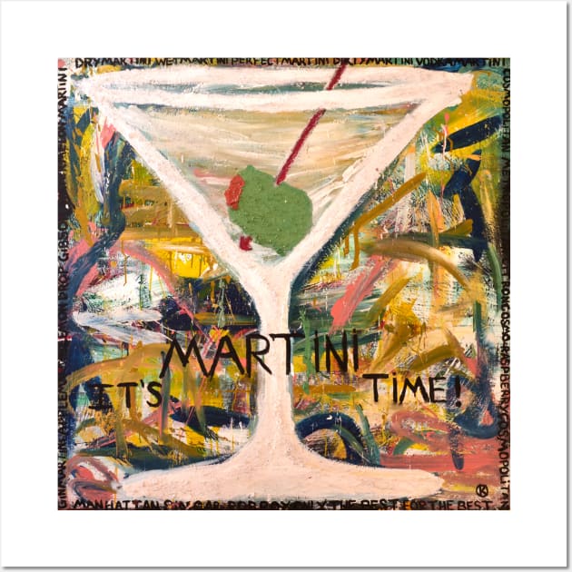 It's Martini Time Wall Art by Kurtcmo